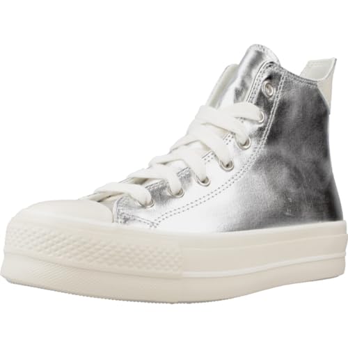 Converse Chuck Taylor All Star Lift Platform METALLIC Silber 38 von Converse