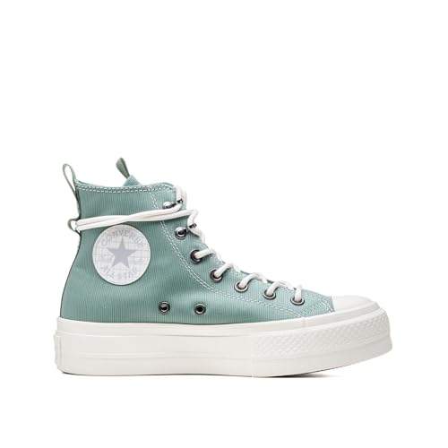 Converse Chuck Taylor All Star Lift Platform Utility Sneaker Verde da Donna A08864C von Converse