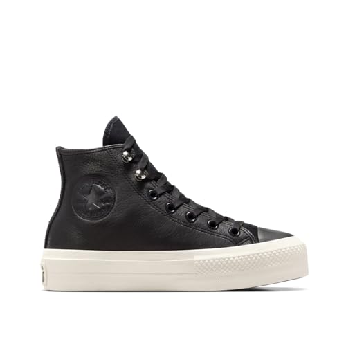 Converse Chuck Taylor All Star Lift Platform Water Repellent Nero da Donna A08312C von Converse
