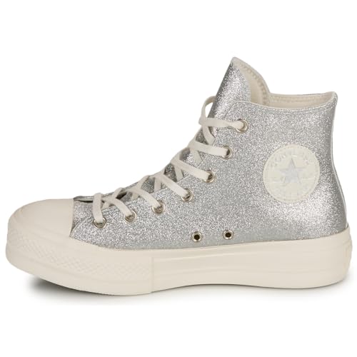 Converse Chuck Taylor All Star Lift Sneaker Damen Silbern - 38 - Sneaker High von Converse