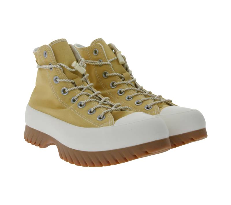 Converse Chuck Taylor All Star Lugged 2.0 Utility Damen High-Top-Sneaker-Stiefel mit Ortholite-Dämpfung Outdoor-Schuhe A03500C Bernstein-Gelb von Converse