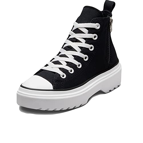 CONVERSE Jungen Chuck Taylor All Star Lugged Lift Sneaker, Black Black White, 38 EU von Converse