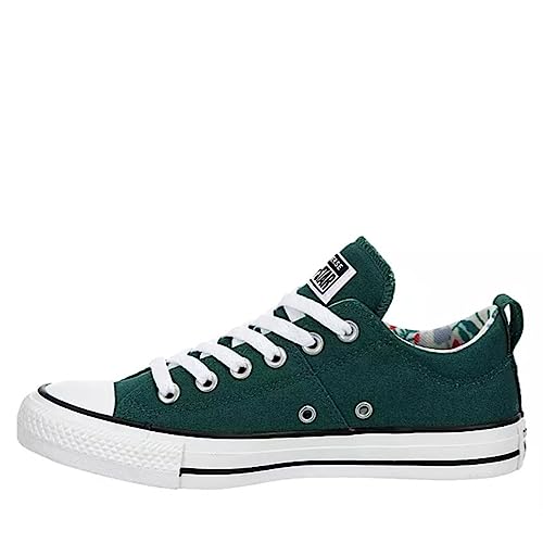 Converse Chuck Taylor All Star Madison Ox Canvas-Sneaker – Schnürverschluss – Drachenschuppe/Dunkelgrün, Grün , 10 Women/8 Men von Converse