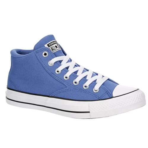 Converse Chuck Taylor All Star Malden Street Mid High Canvas Sneaker – Schnürverschluss Stil – geröstet/Cherry Vison/Schwarz, Ancestral Blue/White/Black, 12.5 Women/10.5 Men von Converse