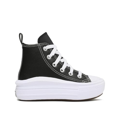 Converse Chuck Taylor All Star Move Platform Leather Sneaker, 37.5 EU von Converse
