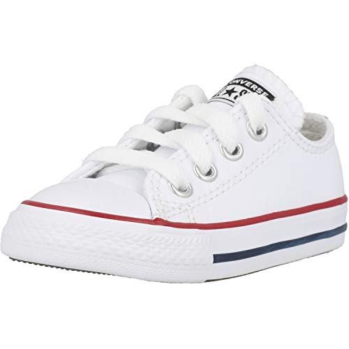 Converse Chuck Taylor All Star Ox Leder Kinder Sneaker 735892C Weiß, Schuhgröße:26 EU von Converse