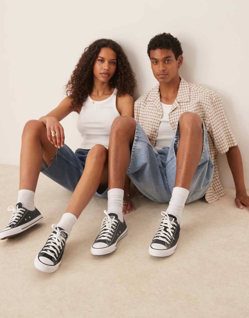 Converse - Chuck Taylor All Star Ox - Schwarze Sneaker von Converse