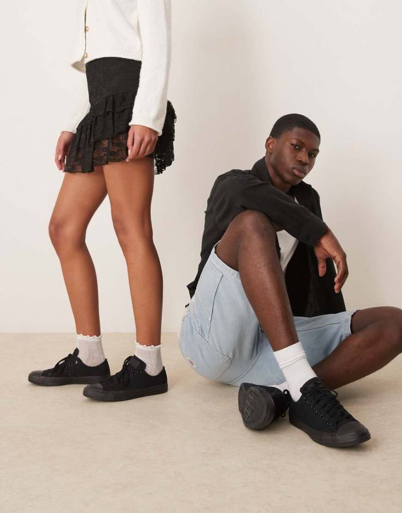 Converse - Chuck Taylor All Star Ox - Sneaker in Uni-Schwarz von Converse