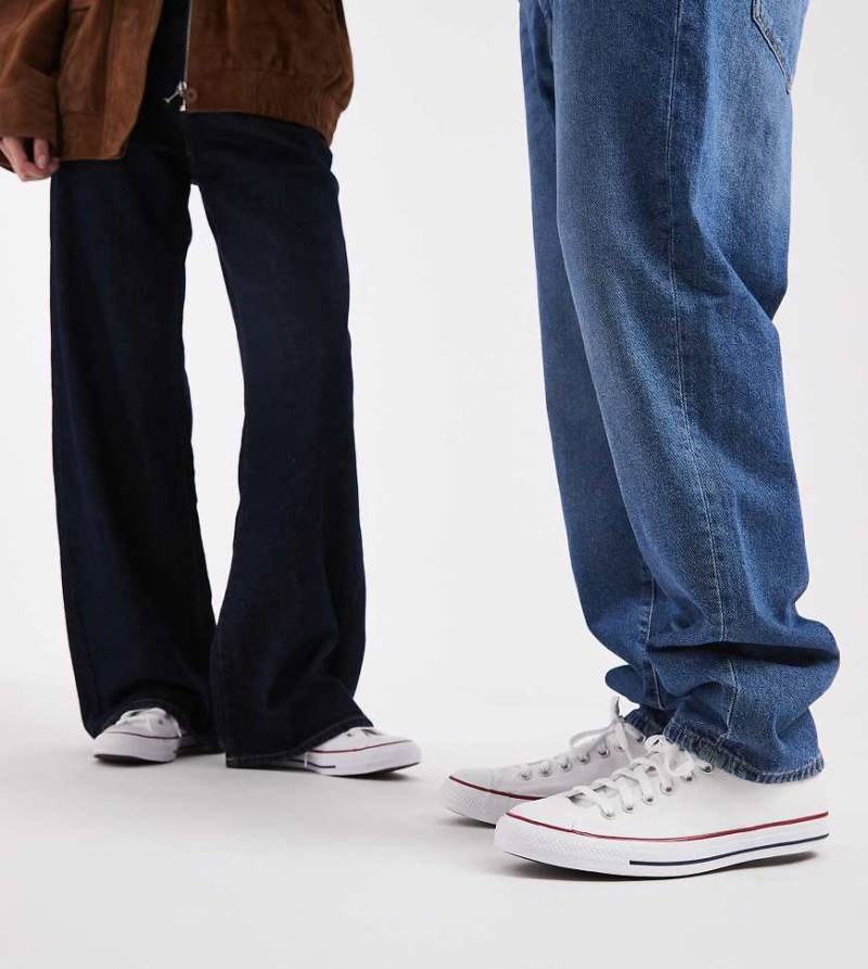 Converse - Chuck Taylor All Star Ox Wide Fit - Sneaker in Weiß, weite Passform von Converse