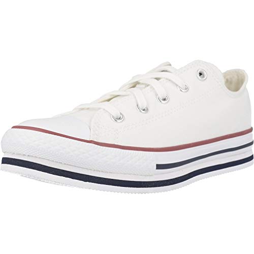 Converse Chuck Taylor All Star Platform Eva OX Madchen Weiss Sportschuhe 668028C von Converse