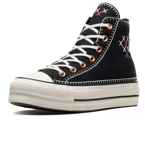 Converse Chuck Taylor All Star Platform Lift Crafted Stitching A08731C, Schwarz Gold, 37 EU Converse Chuck Taylor All Star Platform Lift Crafted Stitching A08731C, Schwarz Gold, 37 EU von Converse