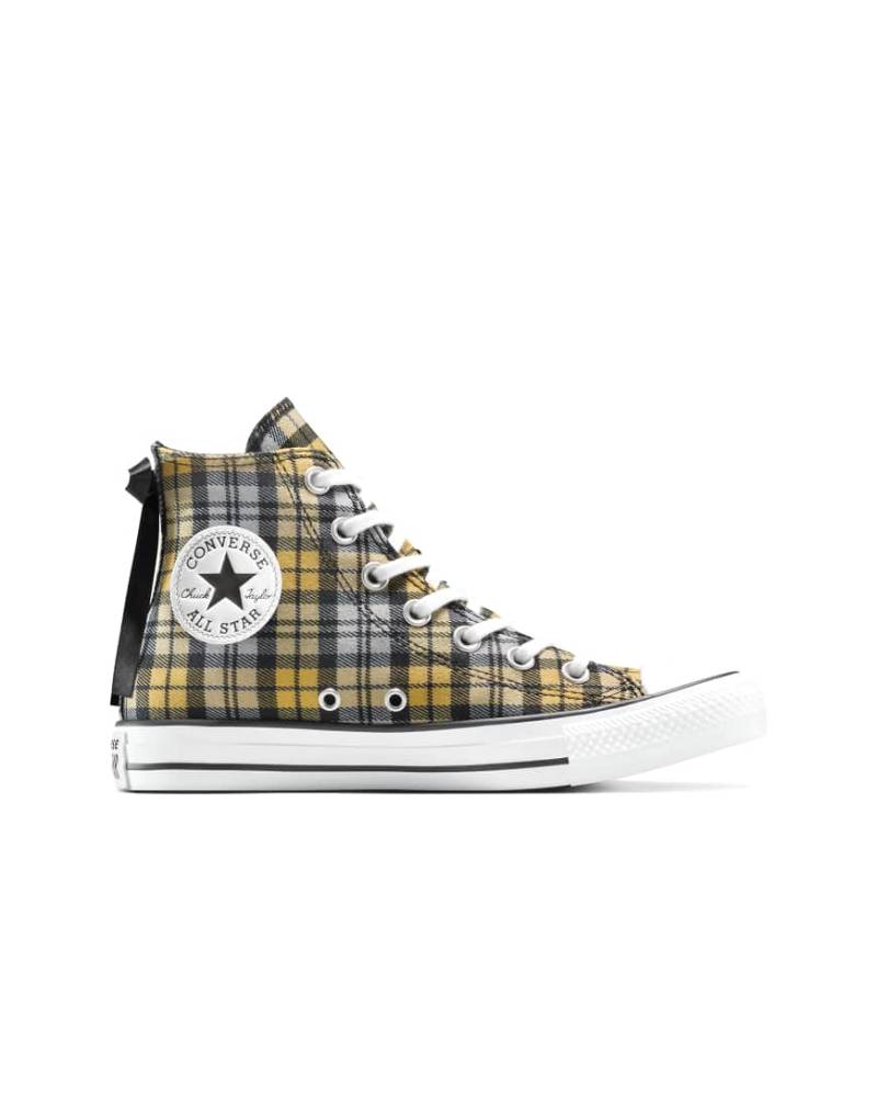 Converse - Chuck Taylor All Star - Sneaker mit Karomuster in Gelb und Schwarz von Converse