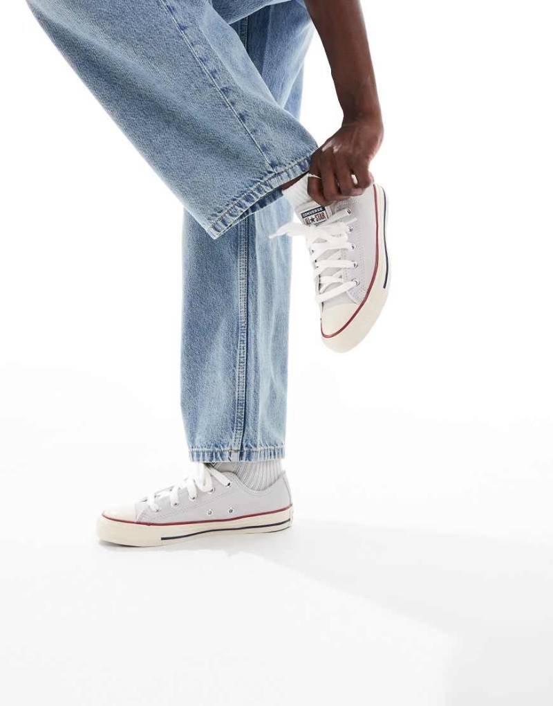 Converse - Chuck Taylor All Start Ox - Sneaker in Hellblau mit Besatz von Converse