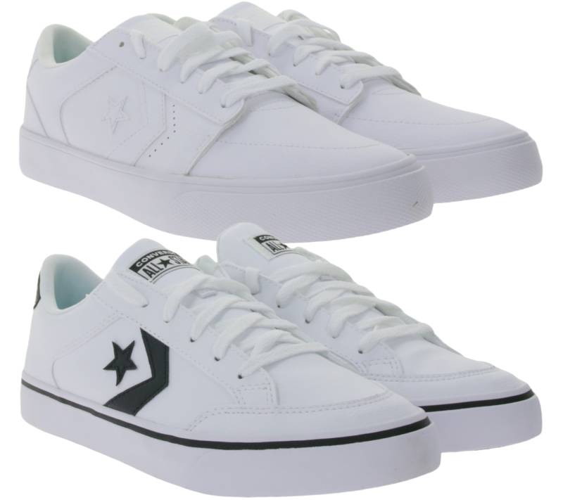 Converse Chuck Taylor Ox Low Top Chucks Retro Sneaker mit Comfort Cushion Sohle Belmont A04946C oder Tobin A01778C in Weiß von Converse