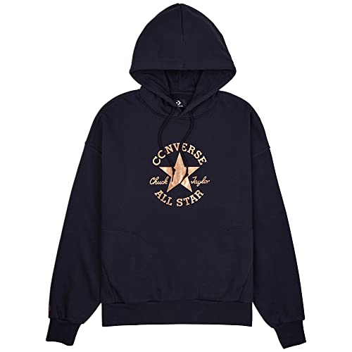 Converse Chuck Taylor Patch Damen Sweatshirt mit Kapuze Schwarz Größe M Code 10024672-A02, Schwarz Converse Chuck Taylor Patch Damen Sweatshirt mit Kapuze Schwarz Größe M Code 10024672-A02, Schwarz von Converse