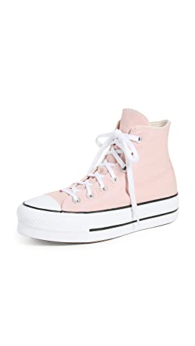 Converse Chuck Taylors All Stars Lift Hi Damen-Sneaker, Schwarz/Blau/Egret, Sherpa Ghost Steel Egret, 38.5 EU von Converse