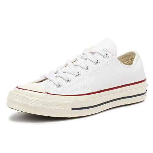 Converse Unisex Taylor Chuck 70 Ox Sneakers, Mehrfarbig (White/Garnet/Egret 102), 44.5 EU von Converse