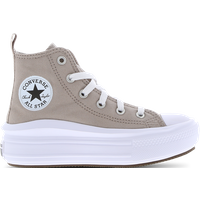 Converse Ctas Move Platform High Kinder Sneaker - Beige - Größe 35 - Leder, Textil von Converse