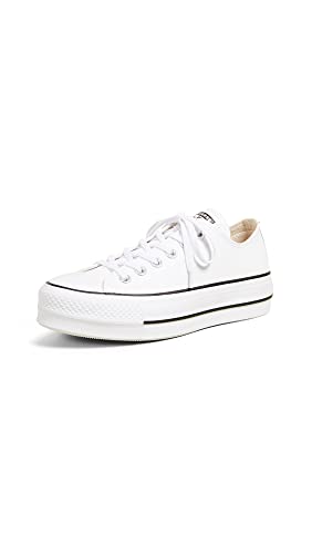 Converse Damen Chuck Taylor All Star Lift CLEAN Sneakers, Weiß (White/Black/White 102), 42 EU von Converse