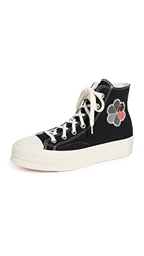 Converse Damen Chuck Taylor All Star Lift Sneakers, Schwarz/Egret/Rot, 37 EU Converse Damen Chuck Taylor All Star Lift Sneakers, Schwarz/Egret/Rot, 37 EU von Converse