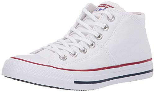 Converse Damen Chuck Taylor All Star Madison Mid Top Sneaker, Weiß/Weiß/Weiß, 38 EU von Converse