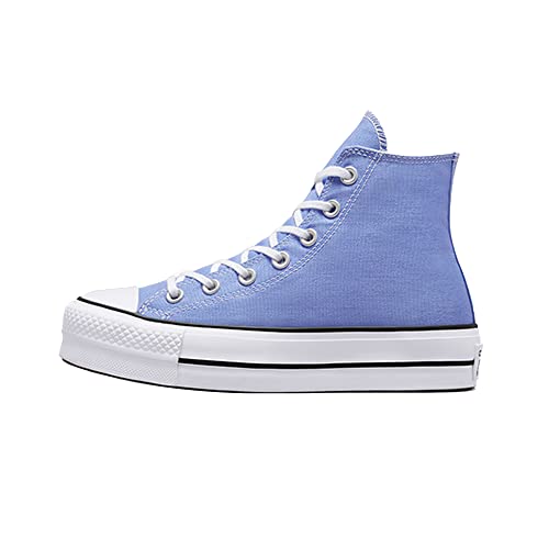 Converse Damen Chuck Taylor All Star Neon Low Top Sneaker, Optical White, 8 Women/6 Men, Royal Pulse Black White, 11 Women/9 Men von Converse