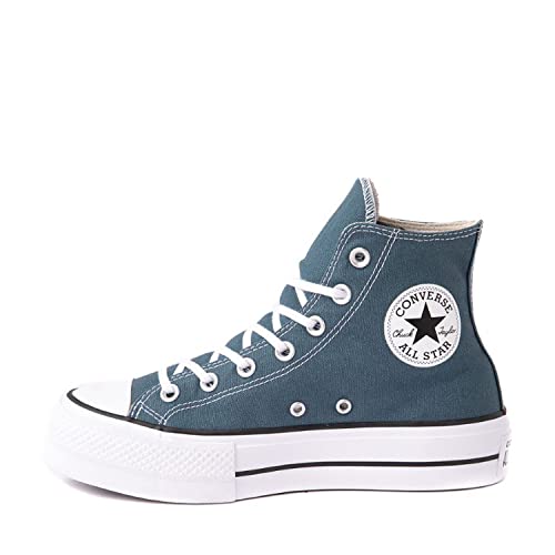 Converse Damen Chuck Taylor Lift All Star High Top Sneakers, Deep Sleep/Weiß/Schwarz, 37.5 EU von Converse