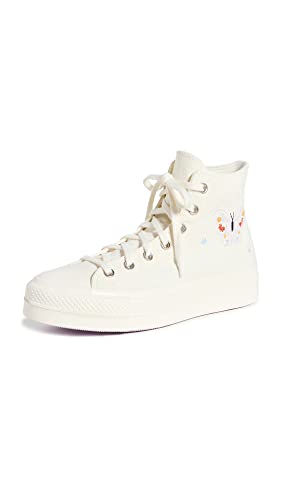 Converse Damen Chuck Taylor Lift Sneakers, Egret/Decade Pink, 37 EU von Converse