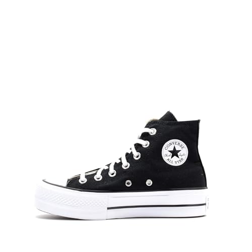Converse Hi Platform 560845C Nero Bianco Nero Bianco/7 - 37 1/2 von Converse