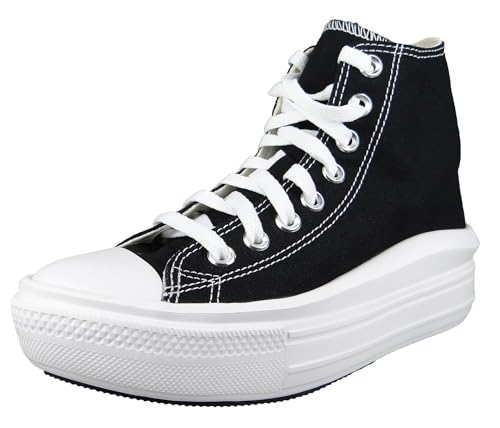 Converse Sneaker 568497C Chuck Taylor All Star Move HI Black/Natural Ivory White, Groesse:37 EU von Converse