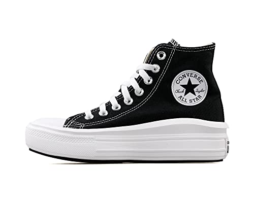 Converse Sneaker 568497C Chuck Taylor All Star Move HI Black/Natural Ivory White, Groesse:41 EU von Converse