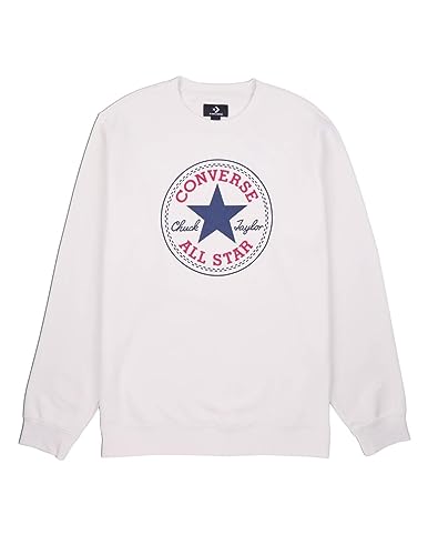 Converse Go-To All Star Patch Sweatshirt Beige XL, beige von Converse