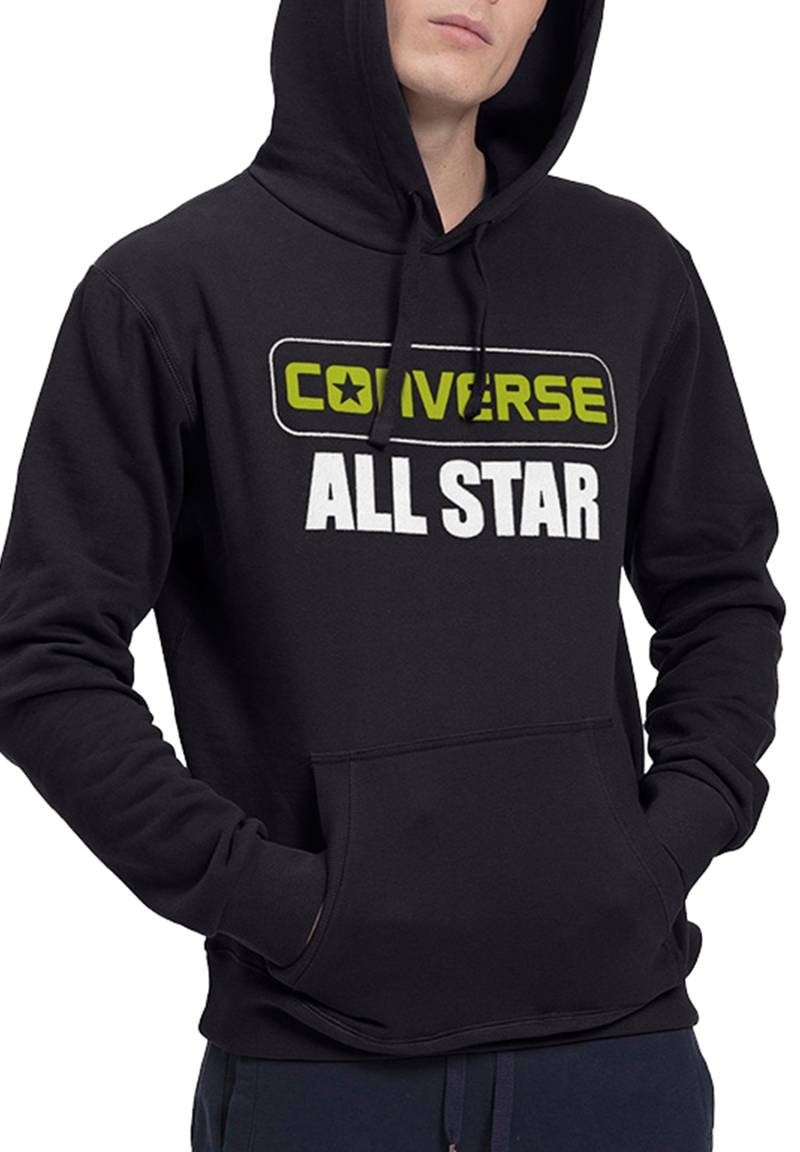 Converse Herren All Star Hoodie Sweatshirt 10023305 schwarz von Converse