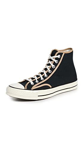 Converse Herren Chuck 70 Heavyweight Canvas High Top Sneakers, Schwarz/Nomad Khaki/Egret, 42 EU von Converse