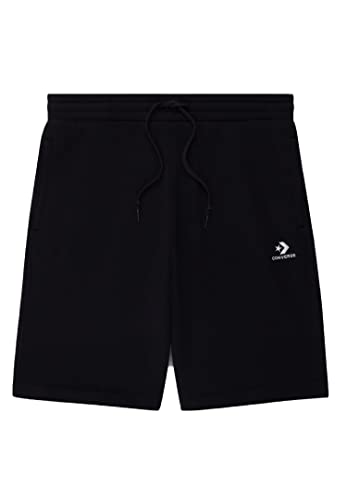 Converse Herren Embroidered Star Chevron Short BB 10019926 schwarz, Bekleidungsgröße:M von Converse