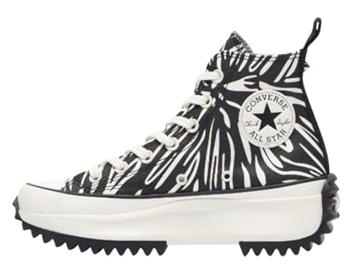 Converse Herren Run Star Wander-Sneaker, hohe Form, Black/White/Zebra, 38 EU von Converse