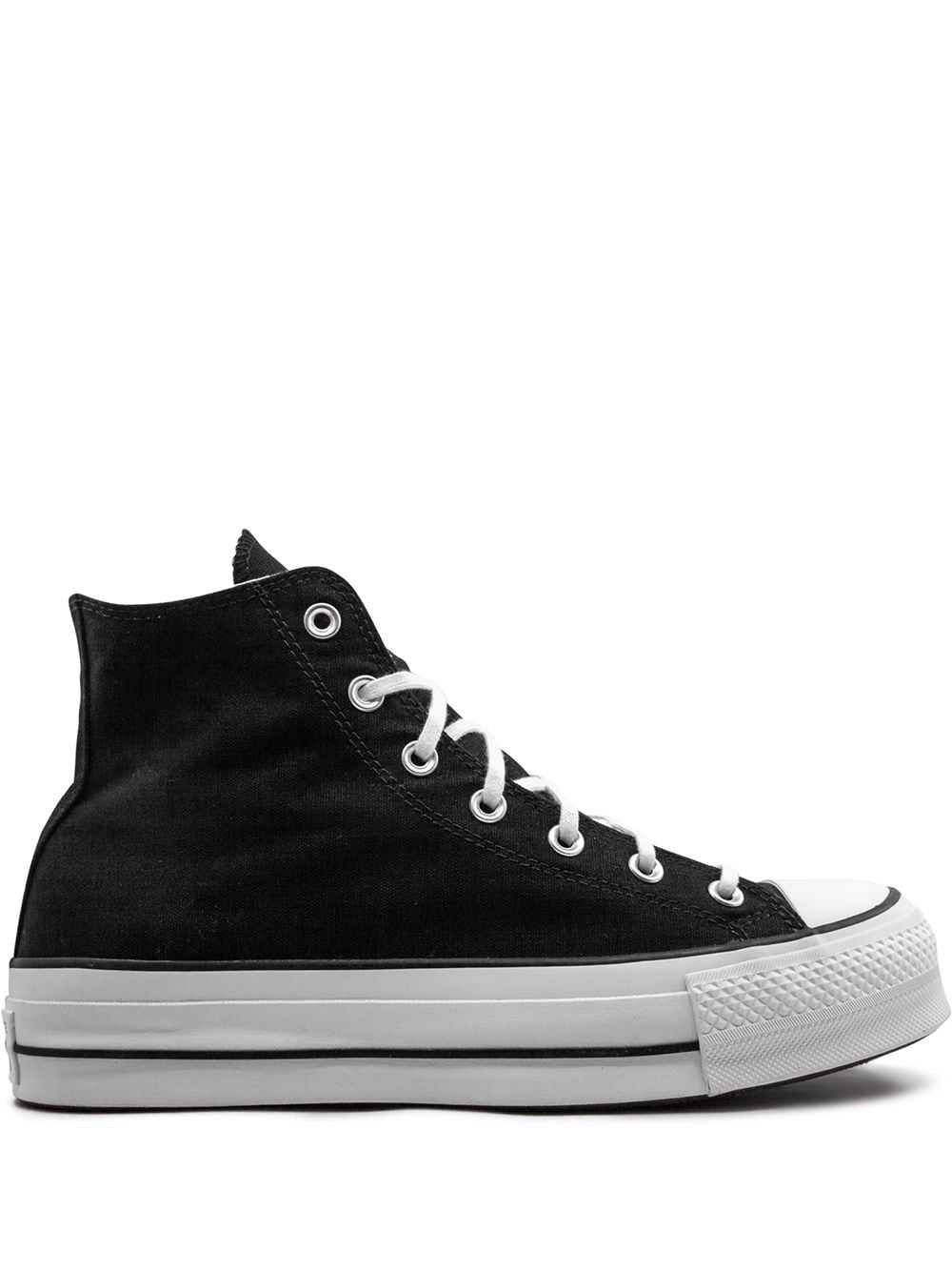 Converse High-Top-Sneakers mit Plateau - Schwarz von Converse