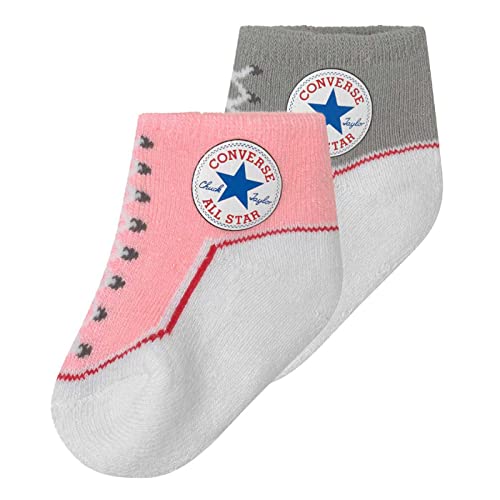 Converse Jungen Mädchen Infant Booties Ankle Boot, Rosa, 6 Monate von Converse