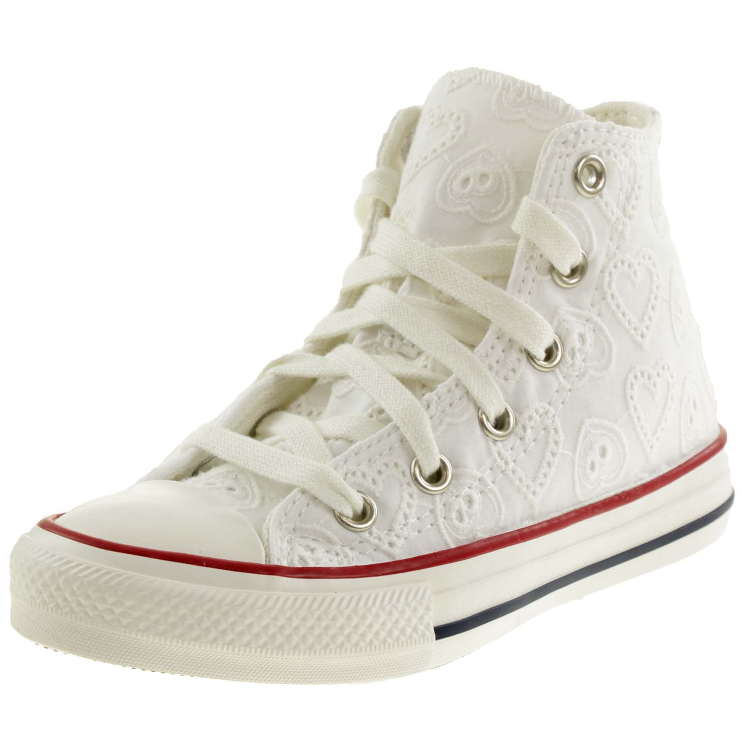 Converse Kinder Love Ceremony Chuck Taylor All Star High-Top Sneaker 671097 weis... von Converse