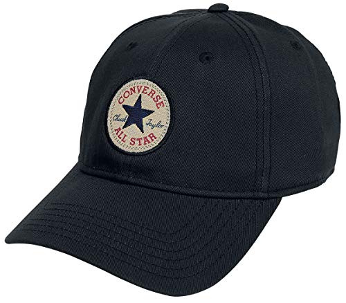 Converse Logo Strapback-Cap schwarz von Converse