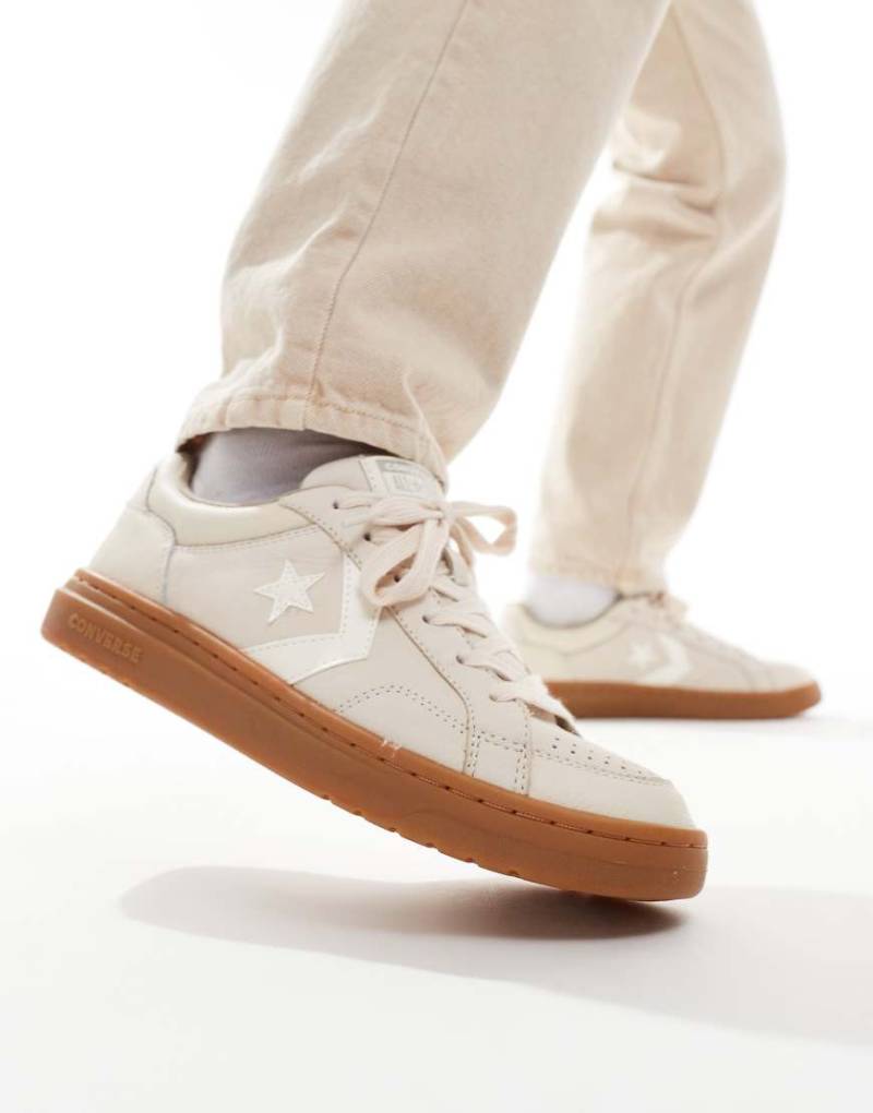 Converse - Pro Blaze Classic Ox - Sneaker in Hellgrau mit Gummisohle von Converse