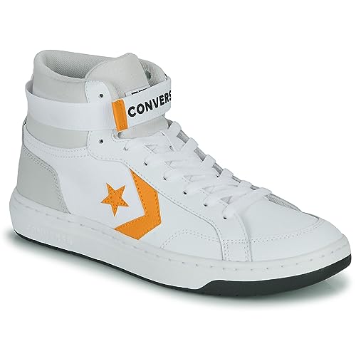 Converse Pro Blaze V2 Fall Tone Sneaker Herren Weiss/Gelb - 46 - Sneaker High Shoes von Converse