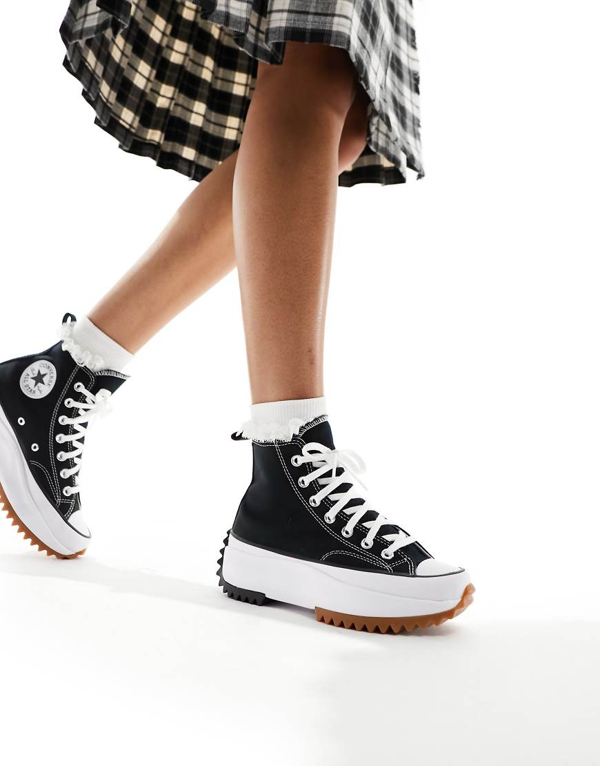 Converse - Run Star Hike Hi - Sneaker in Schwarz Converse - Run Star Hike Hi - Sneaker in Schwarz von Converse