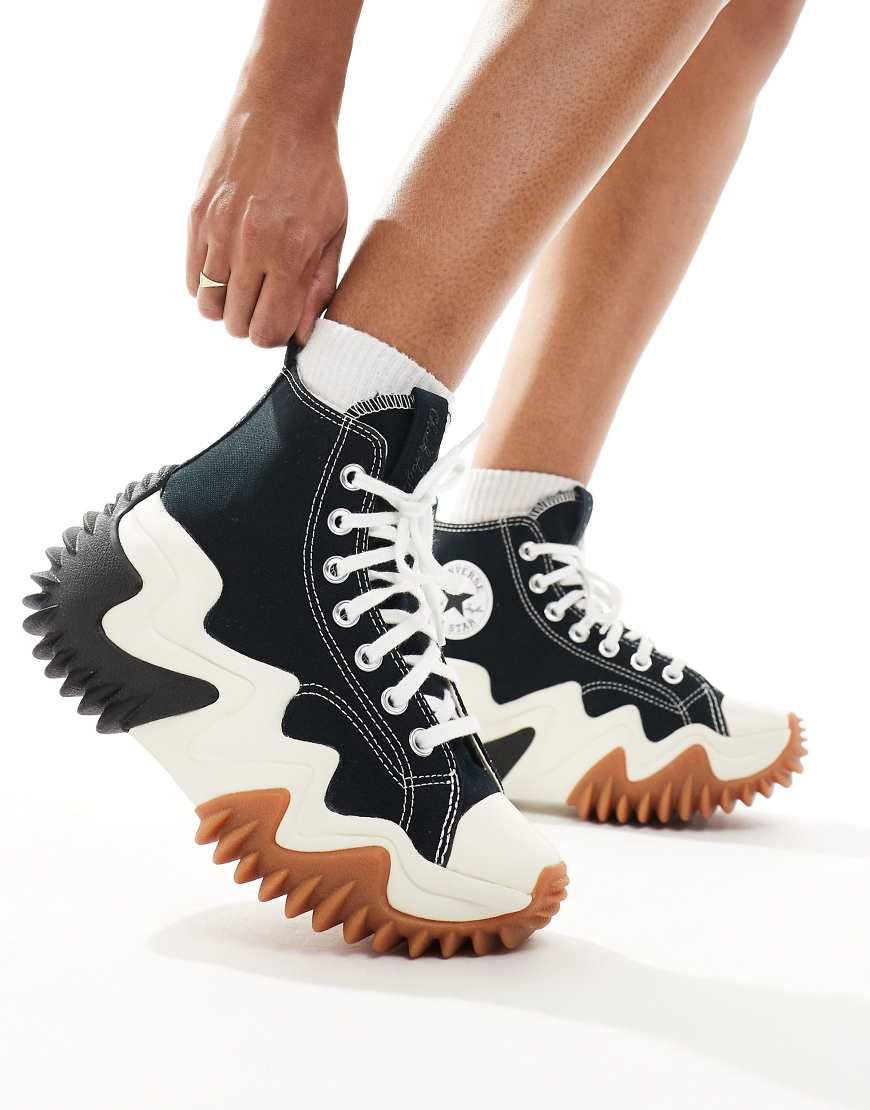Converse - Run Star Motion Hi - Knöchelhohe Sneaker in Schwarz von Converse
