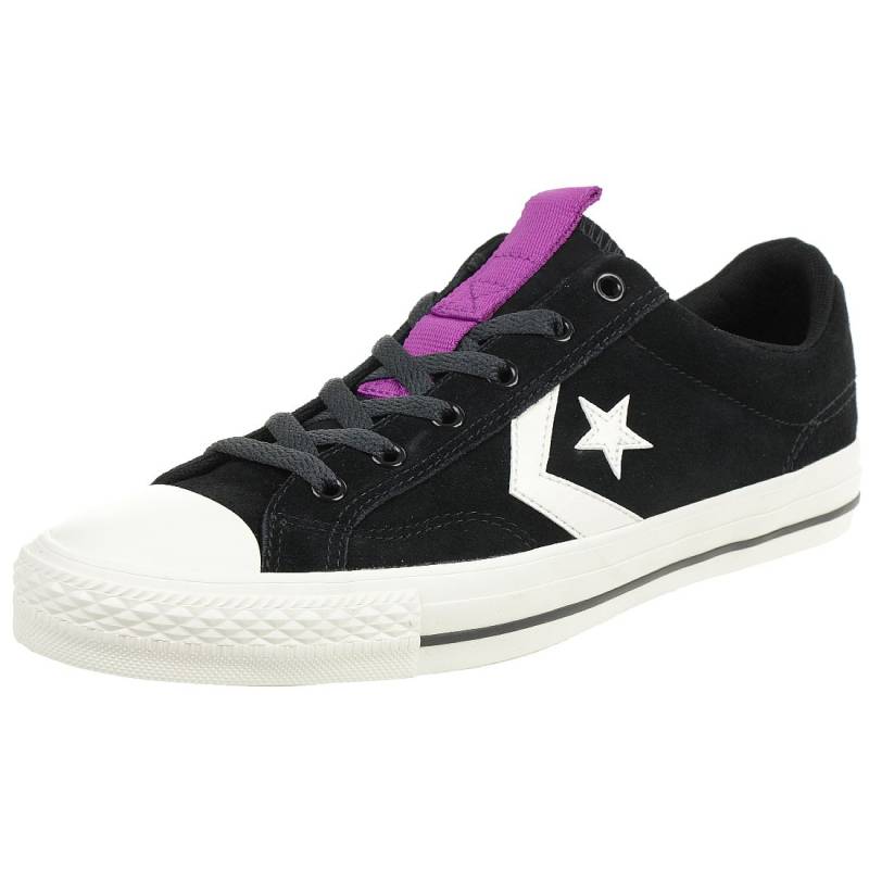 Converse STAR PLAYER OX Schuhe Sneaker Wildleder schwarz 162567C von Converse