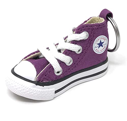 Converse Schlüsselanhänger All Star Chuck Taylor Sneaker Schlüsselanhänger authentisch, violett / weiß, Einheitsgröße von Converse