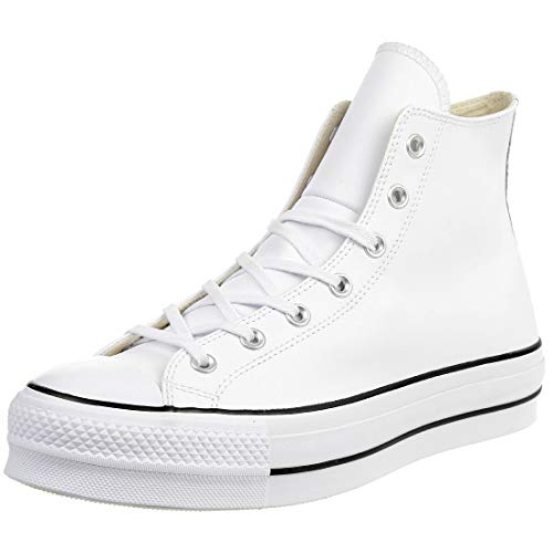 Converse Chuck Taylor All Star Platform Leather High-Top PLATEAU-SNEAKER von Converse