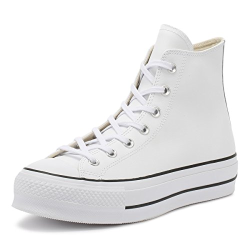 Converse Chuck Taylor All Star Platform Leather High-Top PLATEAU-SNEAKER von Converse