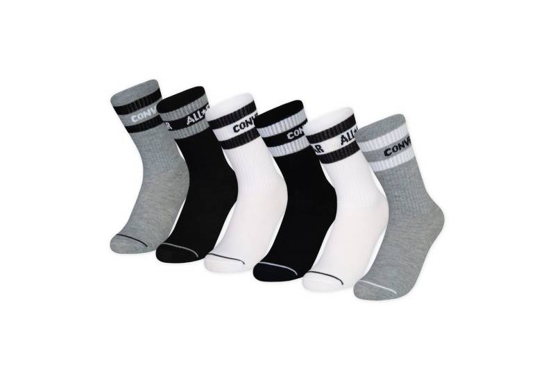 Converse Socken CHN BASIC WORDMARK CREW 6PK (6-Paar) für Kinder von Converse