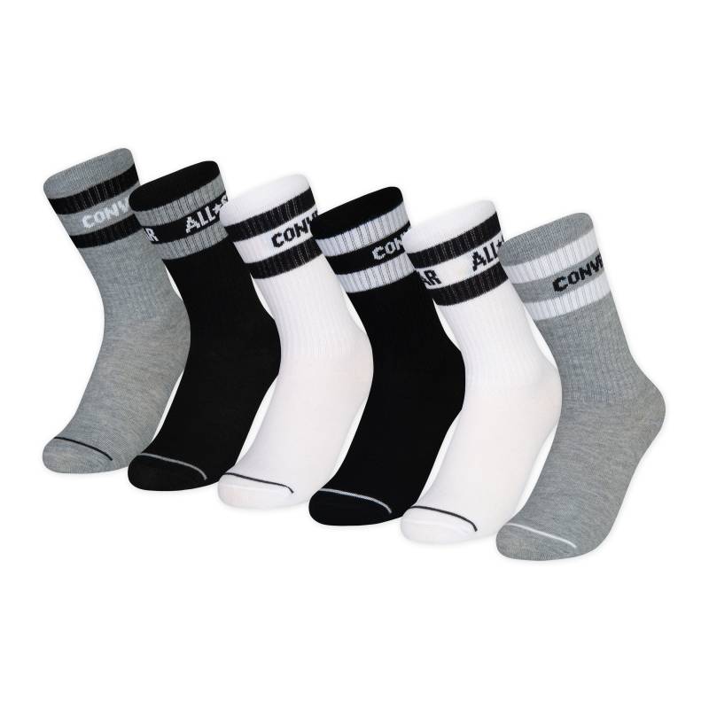 Converse Socken "CHN BASIC WORDMARK CREW 6PK" 6 Stk. tlg. für Kinder von Converse